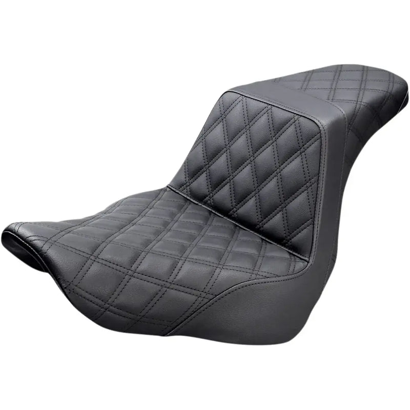 Saddlemen Step-Up Lattice Stitch for Harley 18-25 Softail Sport Glide & Low Rider / S / ST / Black  - Customhoj