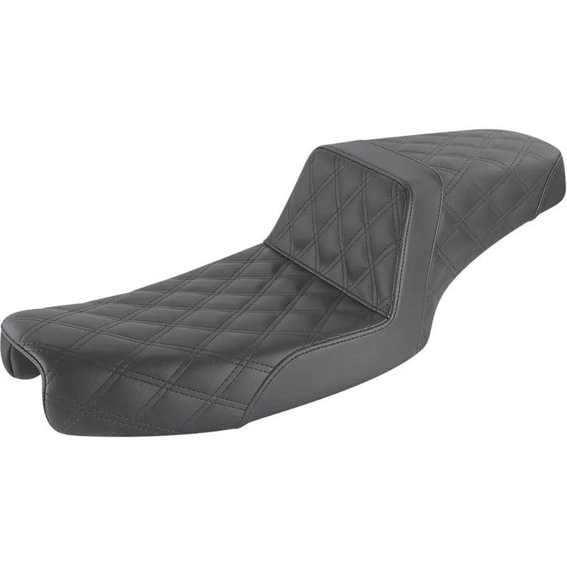 Saddlemen Step-Up Lattice Stitch for Harley 91-95 Dyna (excl. Wide Glide) / Black  - Customhoj