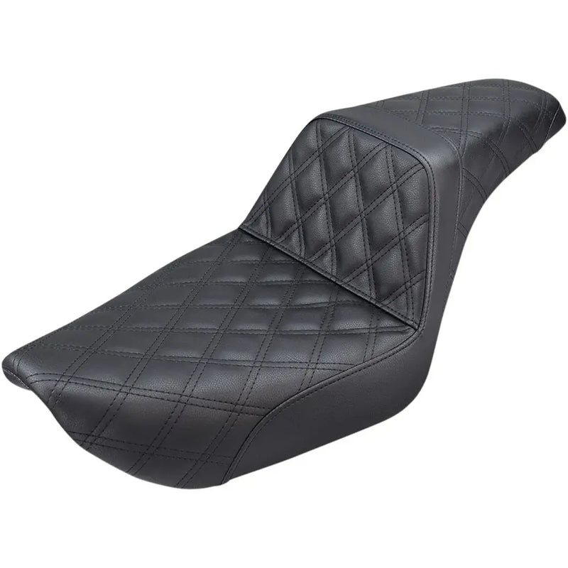 Saddlemen Step-Up Lattice Stitch for Harley 96-03 Dyna (excl. Wide Glide) / Black  - Customhoj