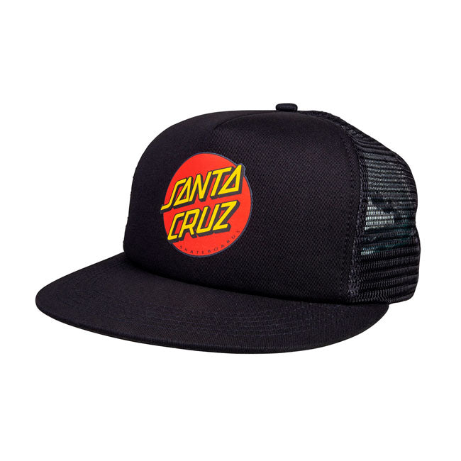 Santa Cruz Dot Mesh Cap Black  - Customhoj