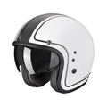 Scorpion Belfast Evo Open Motorcycle Helmet Matte White / Silver / XS (53-54cm)