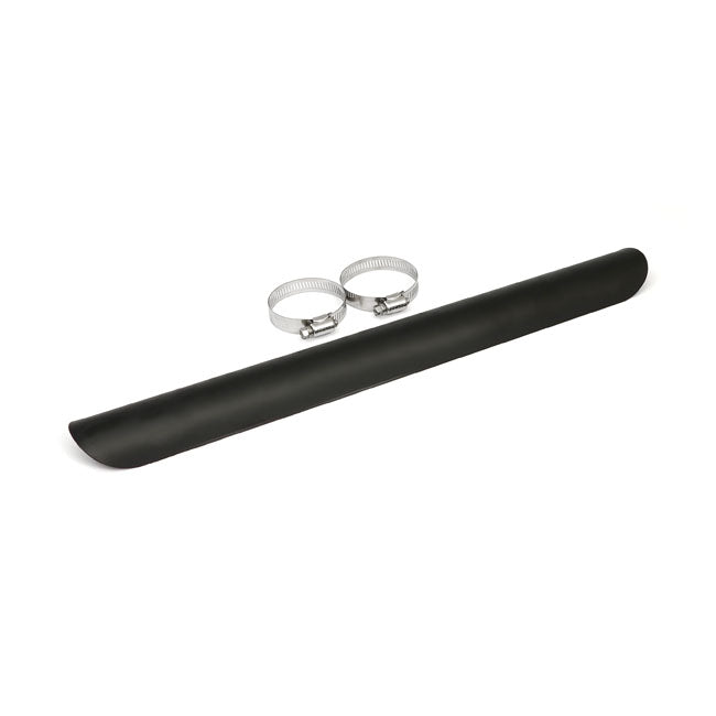 Smooth Universal Motorcycle Exhaust Heat Shield Chrome / 2 1/4" (5.7cm) / 18" (45.7cm)  - Customhoj