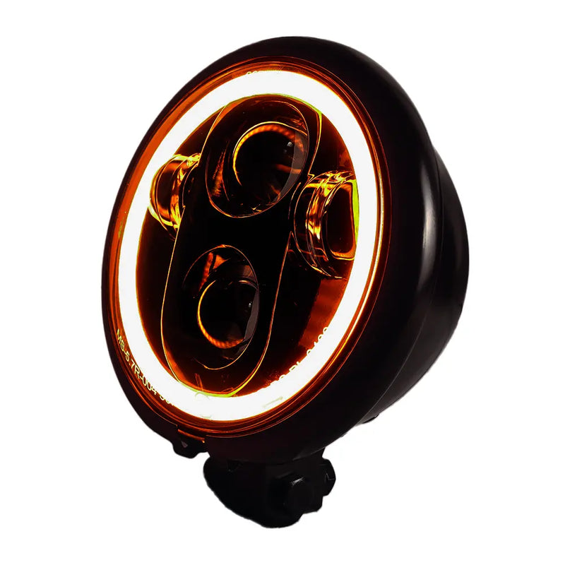 SMP Beam Halo 5.75" Motorcycle LED Headlight Insert  - Customhoj