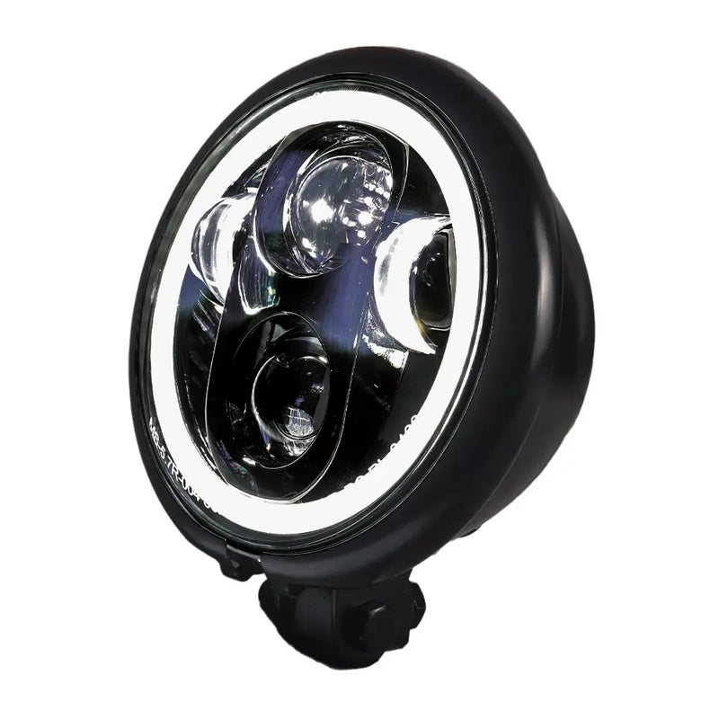 SMP Beam Halo 5.75" Motorcycle LED Headlight Insert  - Customhoj