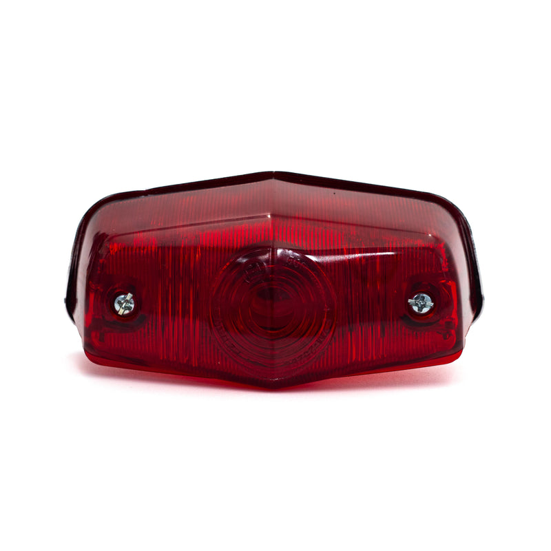 SMP Lucas Custom Motorcycle Taillight Chrome  - Customhoj