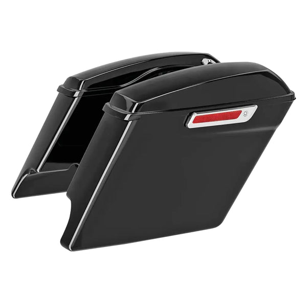 Zodiac Sacoches de selle Hard 4" étirées pour Harley