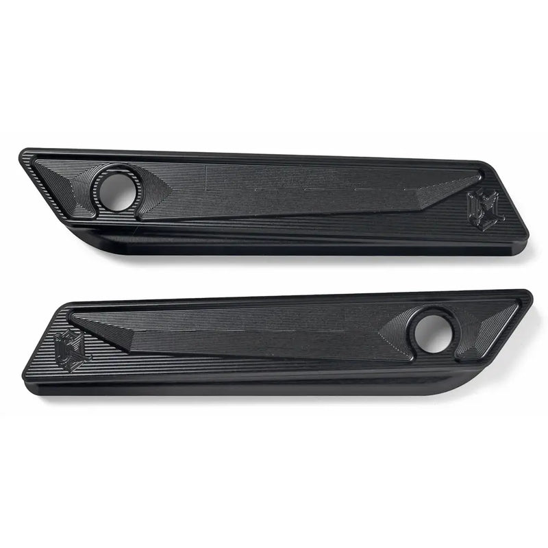 Couvercles de loquet de sacoche Ken's Factory pour Harley