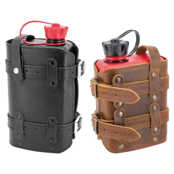 Texas Leather Fuel Friend Support pour bidon d'essence