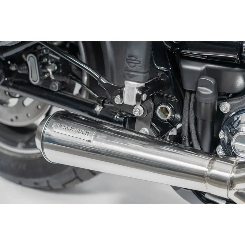 Echappement 2 en 1 Black Duck Fighter EC Euro Approved pour Harley