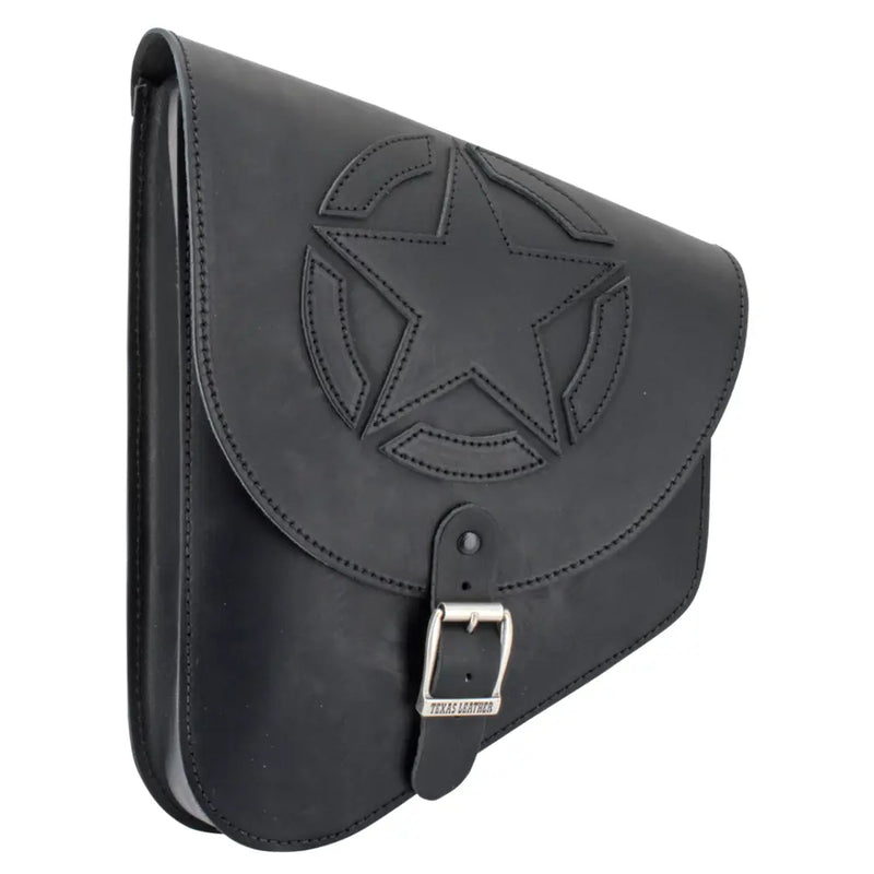 Texas Leather Sacoche Slim Swingarm pour Harley