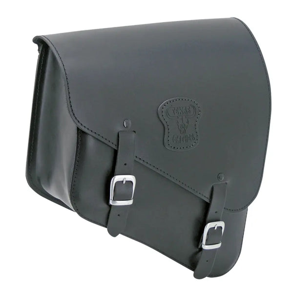 Texas Leather Sacoche de cadre noire pour Harley