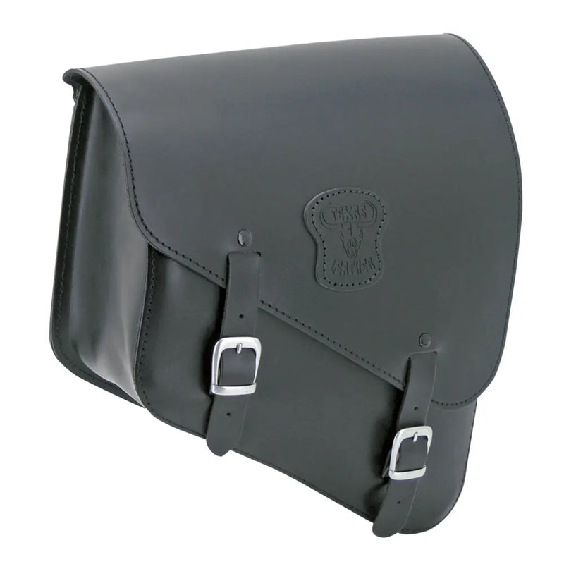 Texas Leather Sacoche de cadre noire pour Harley