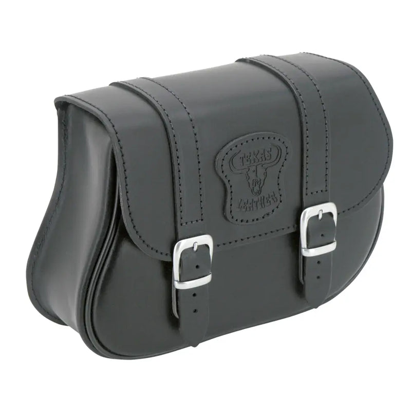 Texas Leather Sacoche de cadre noire pour Harley