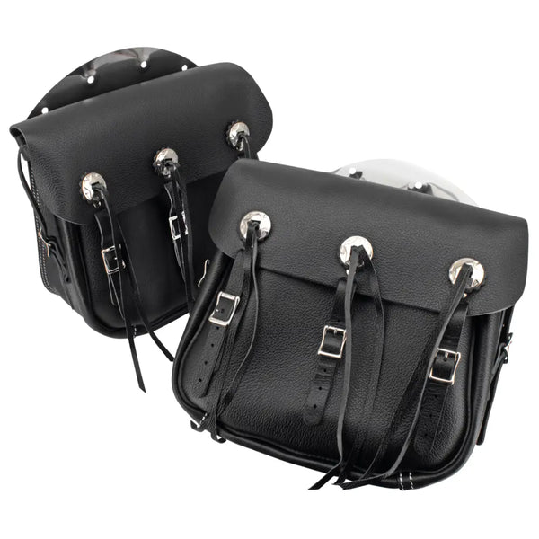 Samwel Sacoches en cuir style 36-43 pour Harley