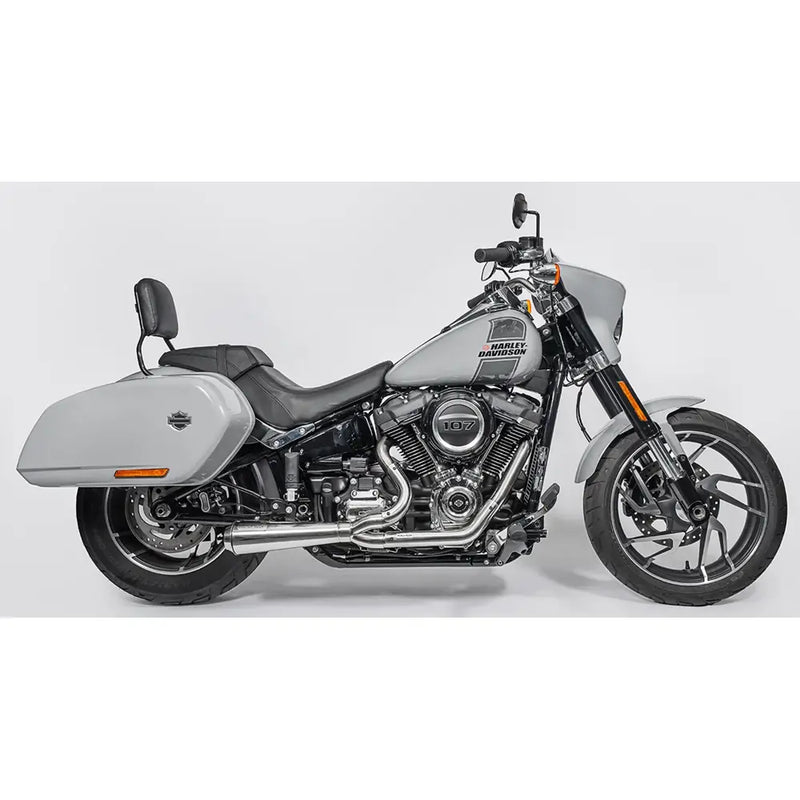 Echappement 2 en 1 Black Duck Fighter EC Euro Approved pour Harley