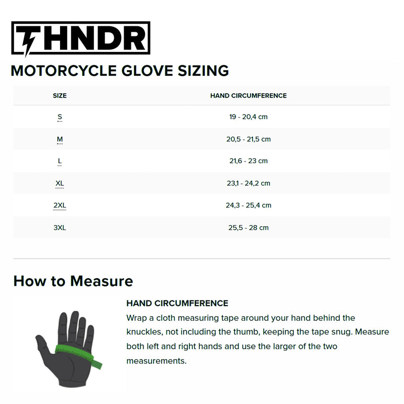 Gants de moto THNDR Road Warrior