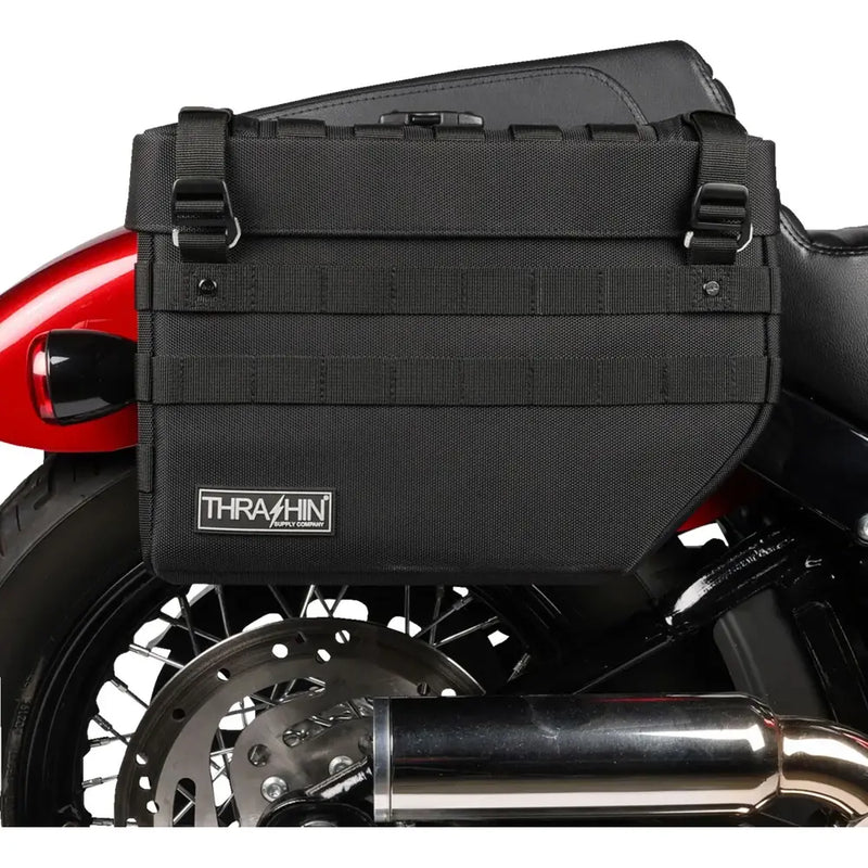 Thrashin Supply Expedition 21L Throw-Over Motorcycle Saddlebag Set  - Customhoj