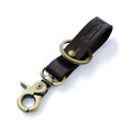 Trip Machine Key Fob Tobacco / Antique Gold