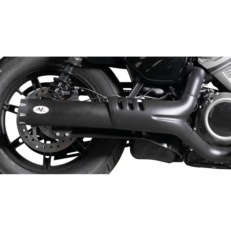 V-Performance EC-approved Slip-On Mufflers for Harley 22-24 RH975 / S Nightster (Revolver end cap) (Euro 5 approved) / Black