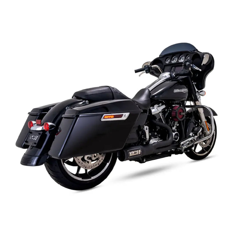 Vance & Hines 2-into-1 Hi-Output RR Exhaust for Harley 17-24 Touring (excl. 2024 FLHX / FLTRX & 23-24 CVO) / Black  - Customhoj