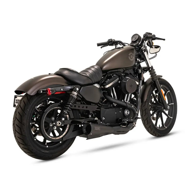 Vance & Hines 2-into-1 Stainless Upsweep Exhaust for Harley 04-22 XL Sportster / Black  - Customhoj