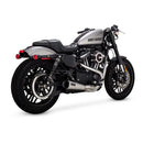 Vance & Hines 2-into-1 Stainless Upsweep Exhaust for Harley 04-22 XL Sportster / Brushed  - Customhoj
