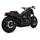 Vance & Hines Shortshots Staggered Exhaust for Harley 18-24 Softail (excl. Breakout / Fat Boy / FXDRS) / Black  - Customhoj