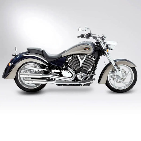 Miller California II Euro 3 Slip-On Mufflers for Victory