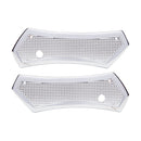 Vity's Design Diamond Saddlebag Latch Covers for Harley 93-13 Touring / Chrome  - Customhoj