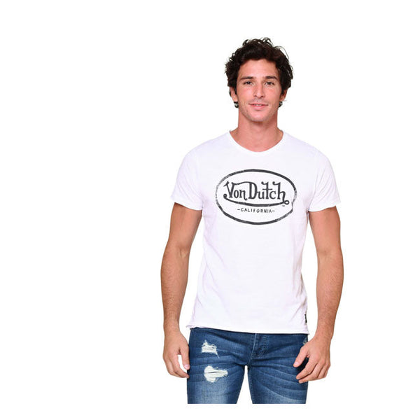 Von Dutch Aaron Logo T-Shirt White S