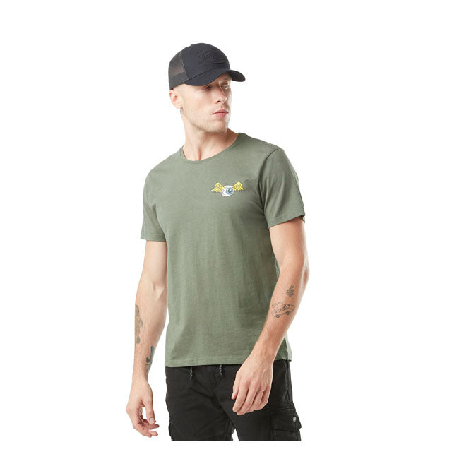 Von Dutch Eye T-Shirt Khaki / S