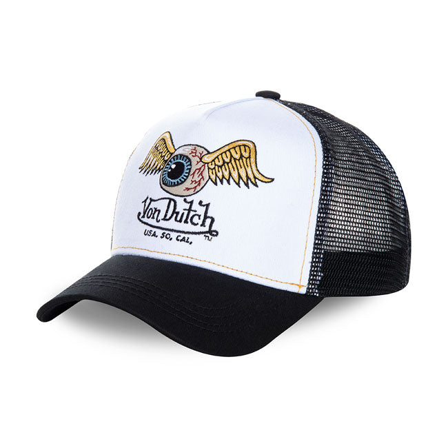 Von Dutch Eyes Trucker Cap White / Black