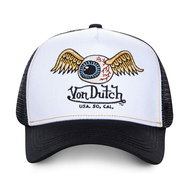 Von Dutch Eyes Trucker Cap White / Black