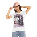 Von Dutch Moto T-Shirt Ladies White / XS  - Customhoj