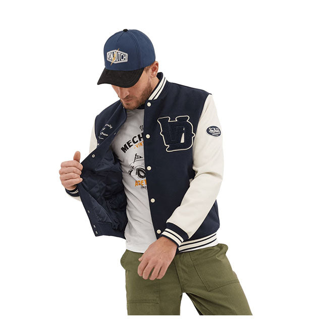 Von Dutch Vars Jacket Blue / White