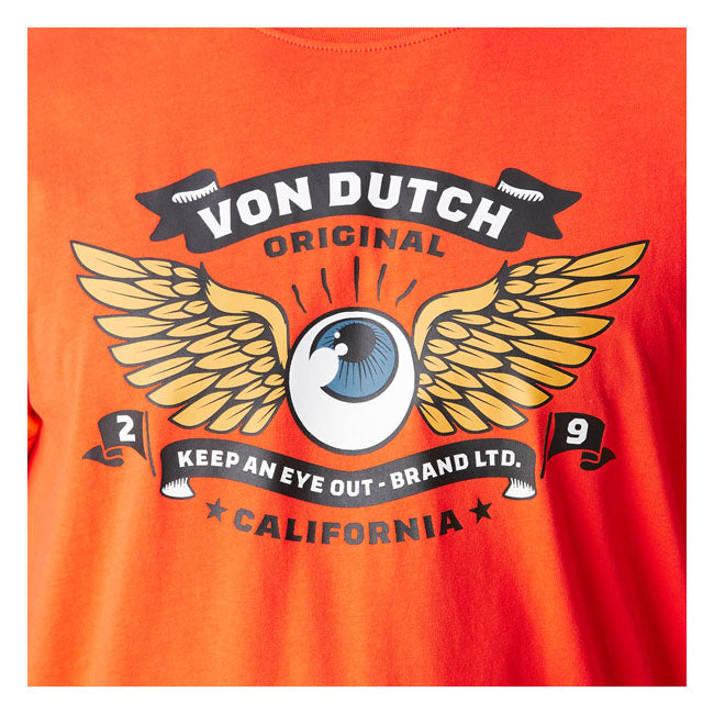 Von Dutch Wings T-Shirt  - Customhoj