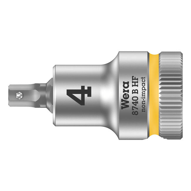 Wera Allen Head Sockets 4mm Wera Zyklop 3/8" Hex Socket Bit with Holding Function Metric Sizes Customhoj