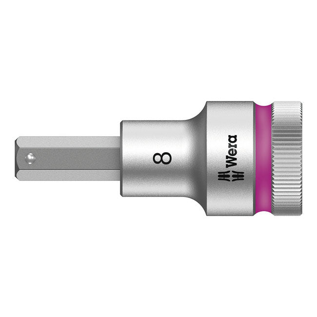 Wera Allen Head Sockets 8mm Wera Zyklop 1/2" Hex Socket Bit with Holding Function Metric Sizes Customhoj