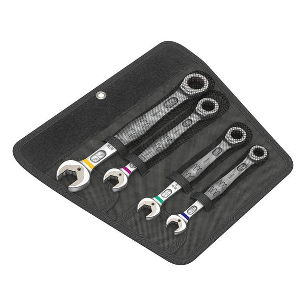 Wera Wrench Set Wera Ratcheting Wrench Set Joker Open/Box End 4-pcs Set US Sizes Customhoj