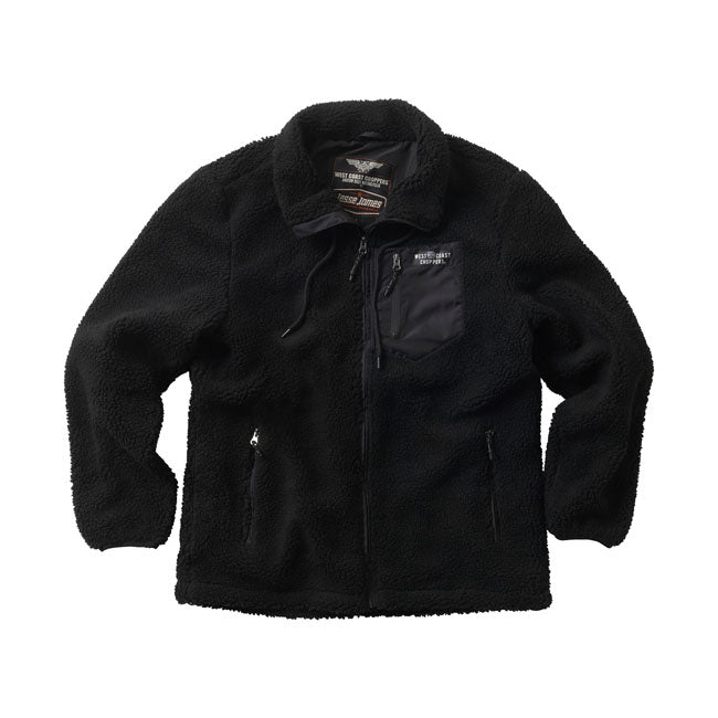 West Coast Choppers Anvil Fleece Jacket Black / S