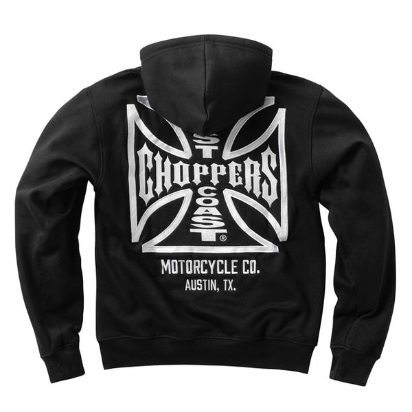 West Coast Choppers Dominator Hoodie Black / S  - Customhoj