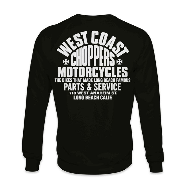 West Coast Choppers Parts Sweatshirt Black / S  - Customhoj