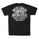 West Coast Choppers Parts T-Shirt Black/White / S  - Customhoj