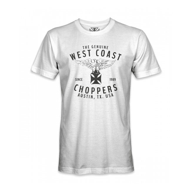 West Coast Choppers Rennabteilung T-Shirt White / S