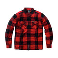 West Coast Choppers Rigid Flannel Shirt Red/Black / S  - Customhoj