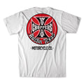 West Coast Choppers Tank Logo T-Shirt White / S  - Customhoj