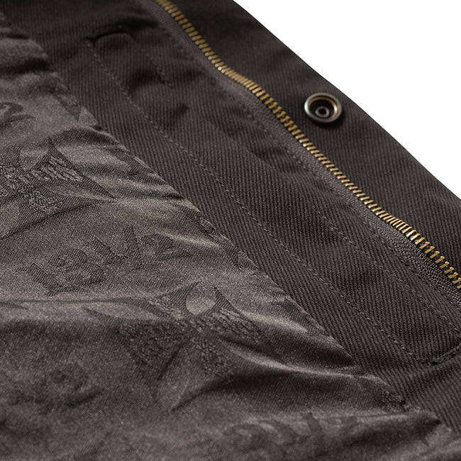 West Coast Choppers x 13 1/2 Dominator Canvas Motorcycle Vest  - Customhoj