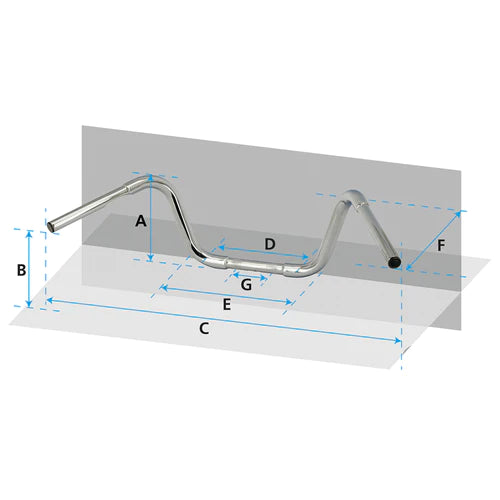 Westland Customs 1" Narrow Ape Hanger