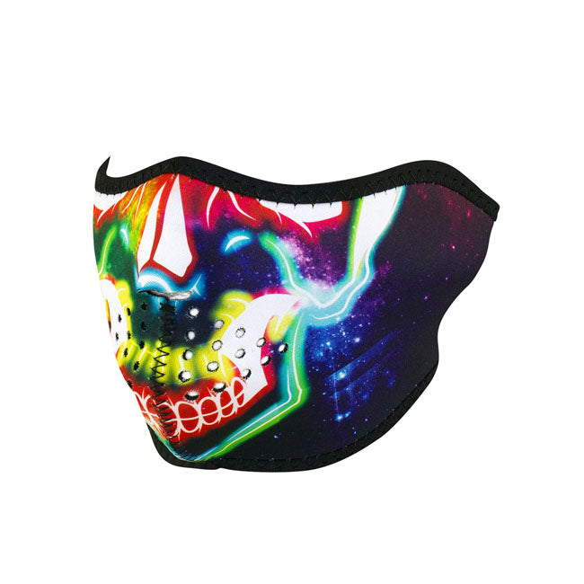 Zanheadgear Half Mask Neoprene Electric Skull