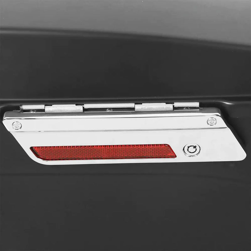 Zodiac 4" Stretched Hard Saddlebags for Harley  - Customhoj